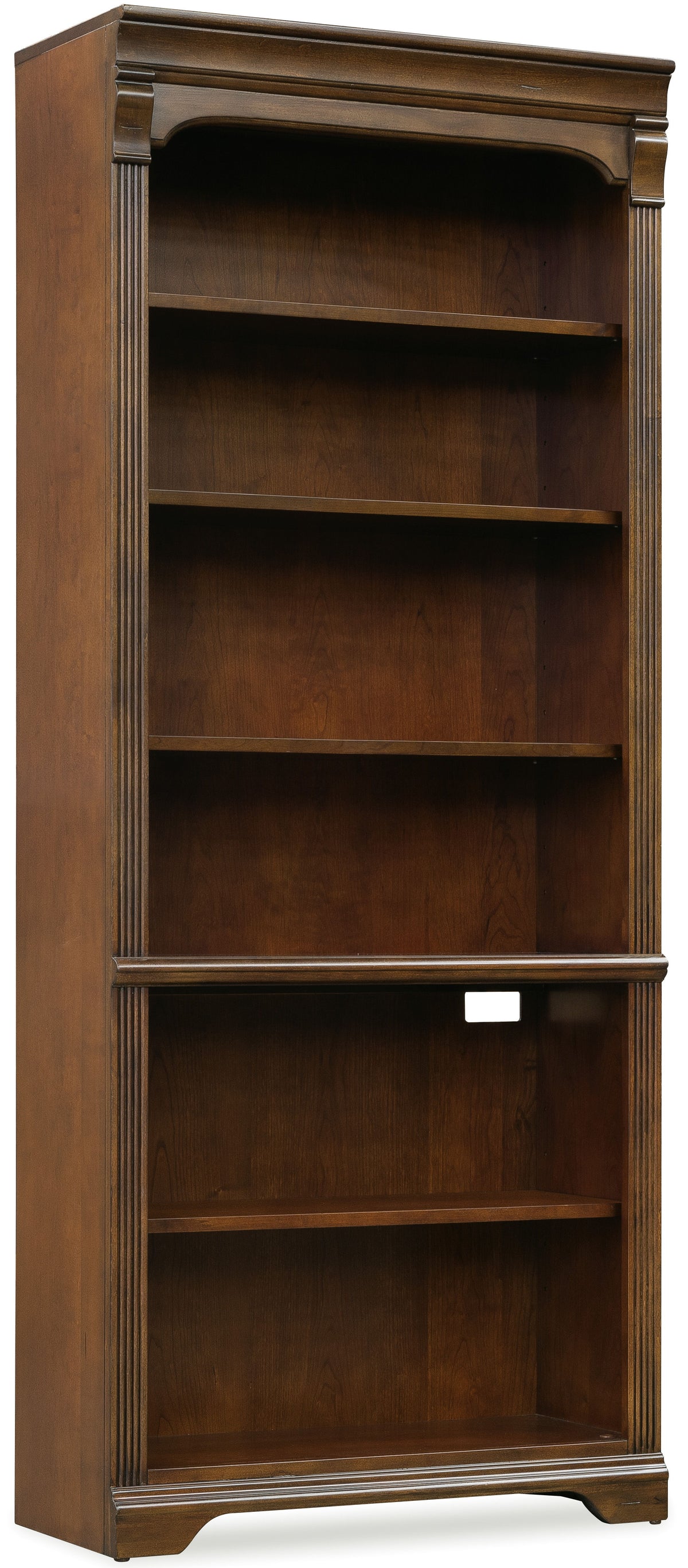 Brookhaven Tall Bookcase - Dark Brown by Hooker Furniture - View 1