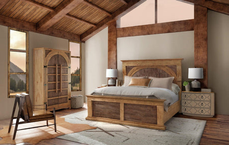 Big Sky Wardrobe Vintage Natural Pecky Hickory – Hooker Furniture