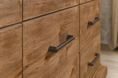 Big Sky Nine-Drawer Dresser Pecky Hickory Veneers Vintage Natural – Hooker Furniture