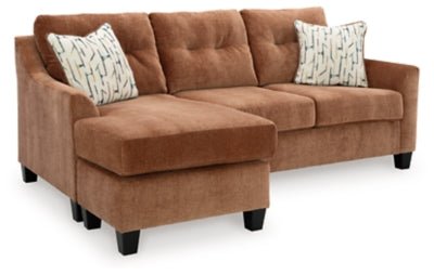 Ashley Clay Amity Bay Sofa Chaise - Chenille | Home Elegance USA