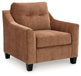 Ashley Clay Amity Bay Chair - Chenille | Home Elegance USA