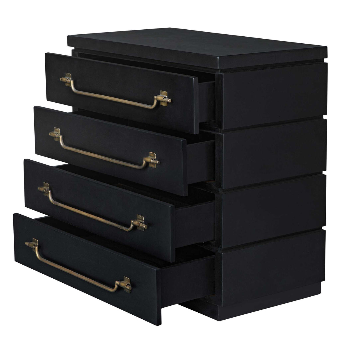 Halifax Mahogany Accent Chest - Black by Uttermost - View 5
