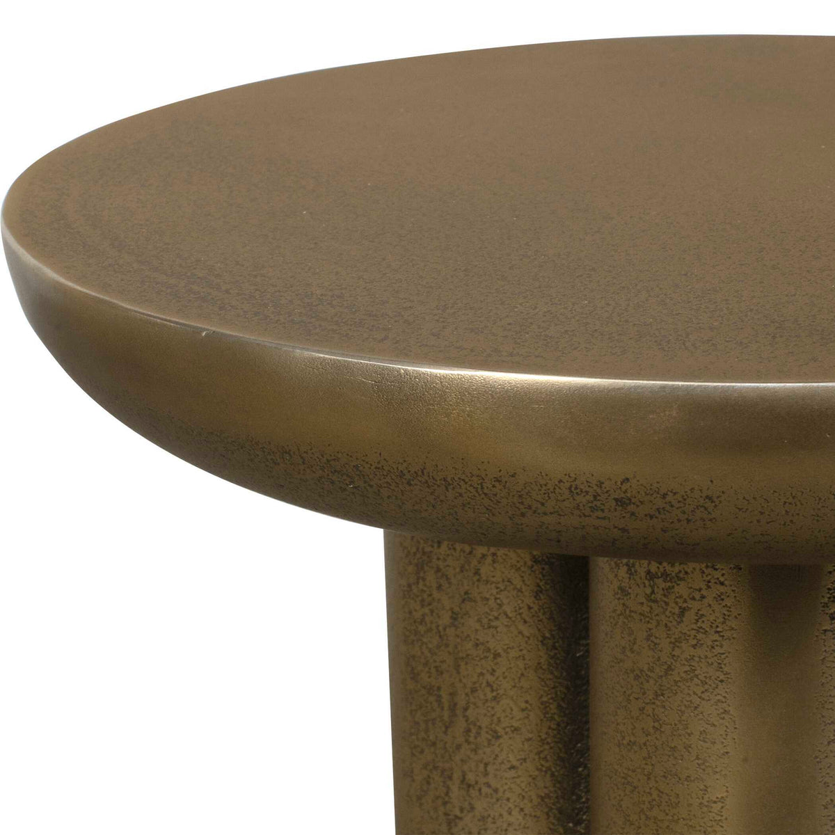 Thorp Outdoor Accent Table Brass - Gold by Uttermost - View 7
