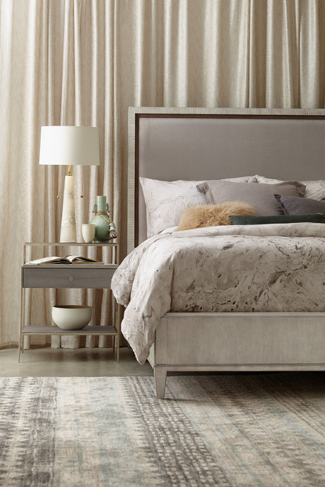 Elixir King Upholstered Bed - Silver by Hooker Furniture - View 4