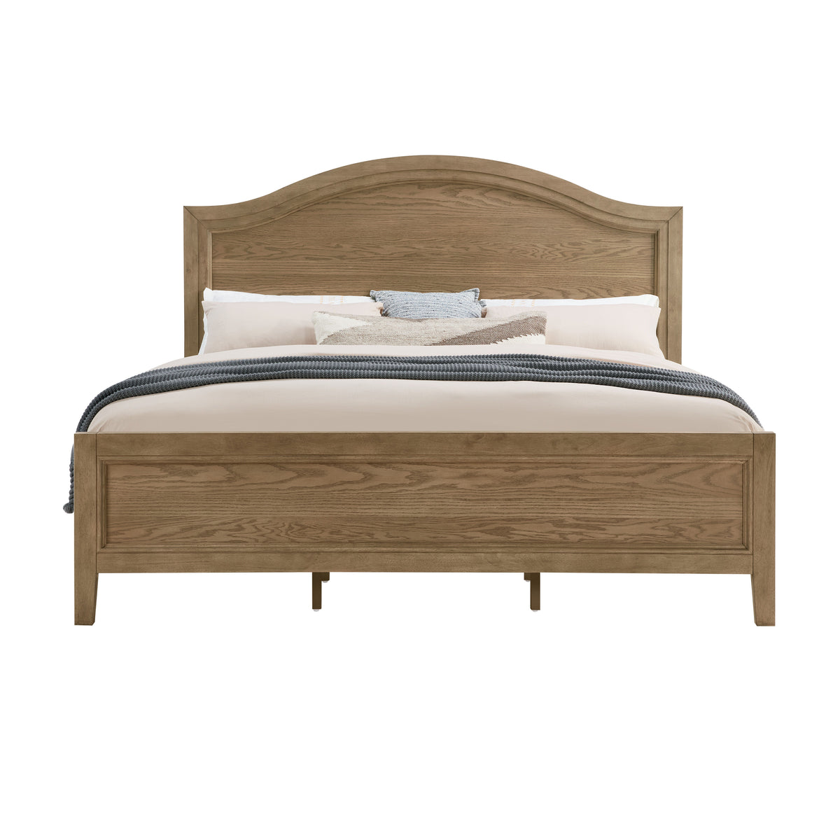 Arlington King Panel Bed - Dark Brown | Flexsteel