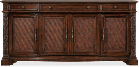 Hooker Furniture Casual Dining Charleston Four Door-Three Drawer Buffet Home Elegance USA
