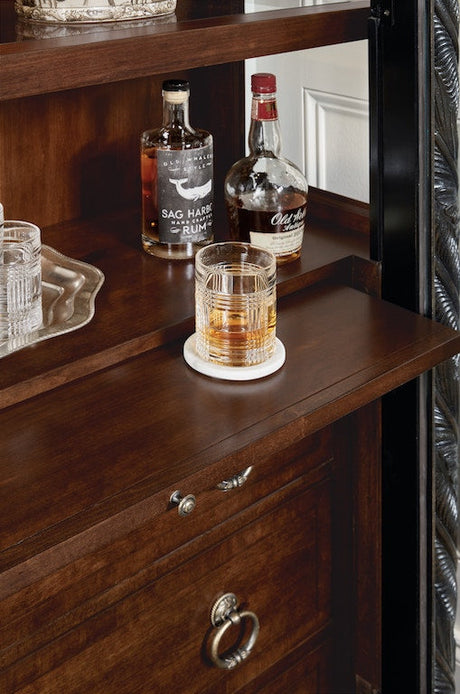 Charleston Display Cabinet Black Cherry – Hooker Furniture - sold by Home Elegance USA