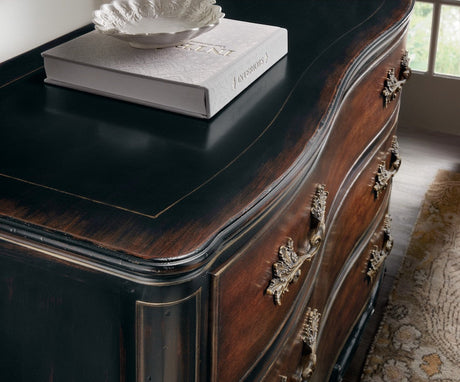 Charleston 3-Drawer Accent Chest in Black Cherry – Hooker Furniture - sold by Home Elegance USA