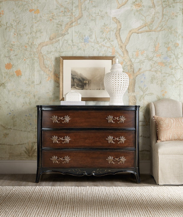 Charleston 3-Drawer Accent Chest in Black Cherry – Hooker Furniture - Home Elegance USA