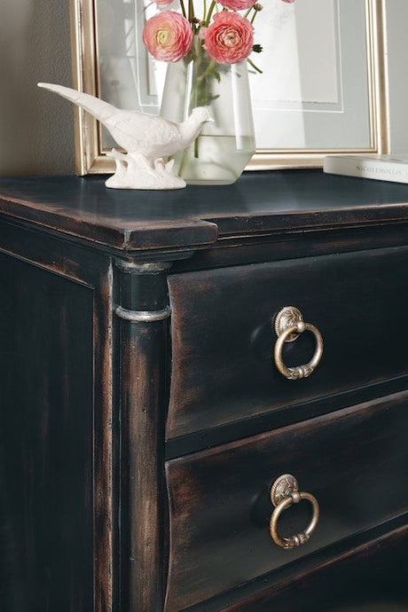 Hooker Furniture Charleston Jewelry Armoire – Black Cherry Traditional Storage Cabinet - sold by Home Elegance USA