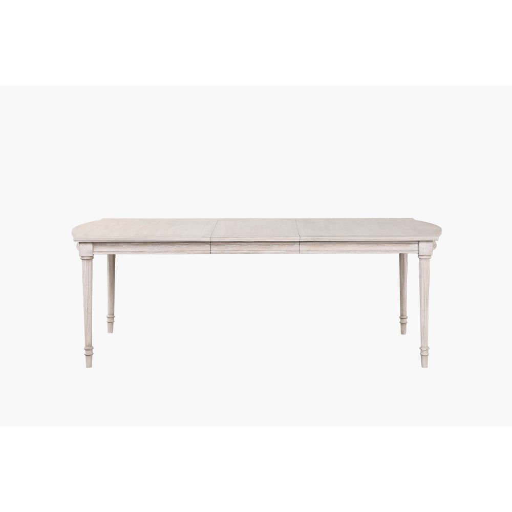 Acme - Wynsor Dining Table 67540 Antique White Finish