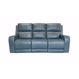 Oasis Power Reclining Sofa With Power Headrests, Lumbar, Heat & Massage - Storm | Flexsteel