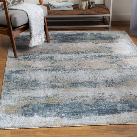 Bremen Modern 9 X 12 Rug Light Gray & Blue - Light Gray / Blue by Uttermost - View 2