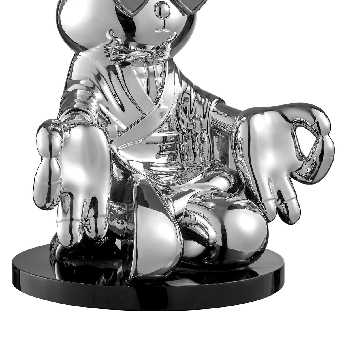 Sitting Rabbit with Blue Tie and Glasses  | Finesse