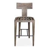 Cellini Outdoor Bar Stool - Dark Brown / White by Uttermost - View 6