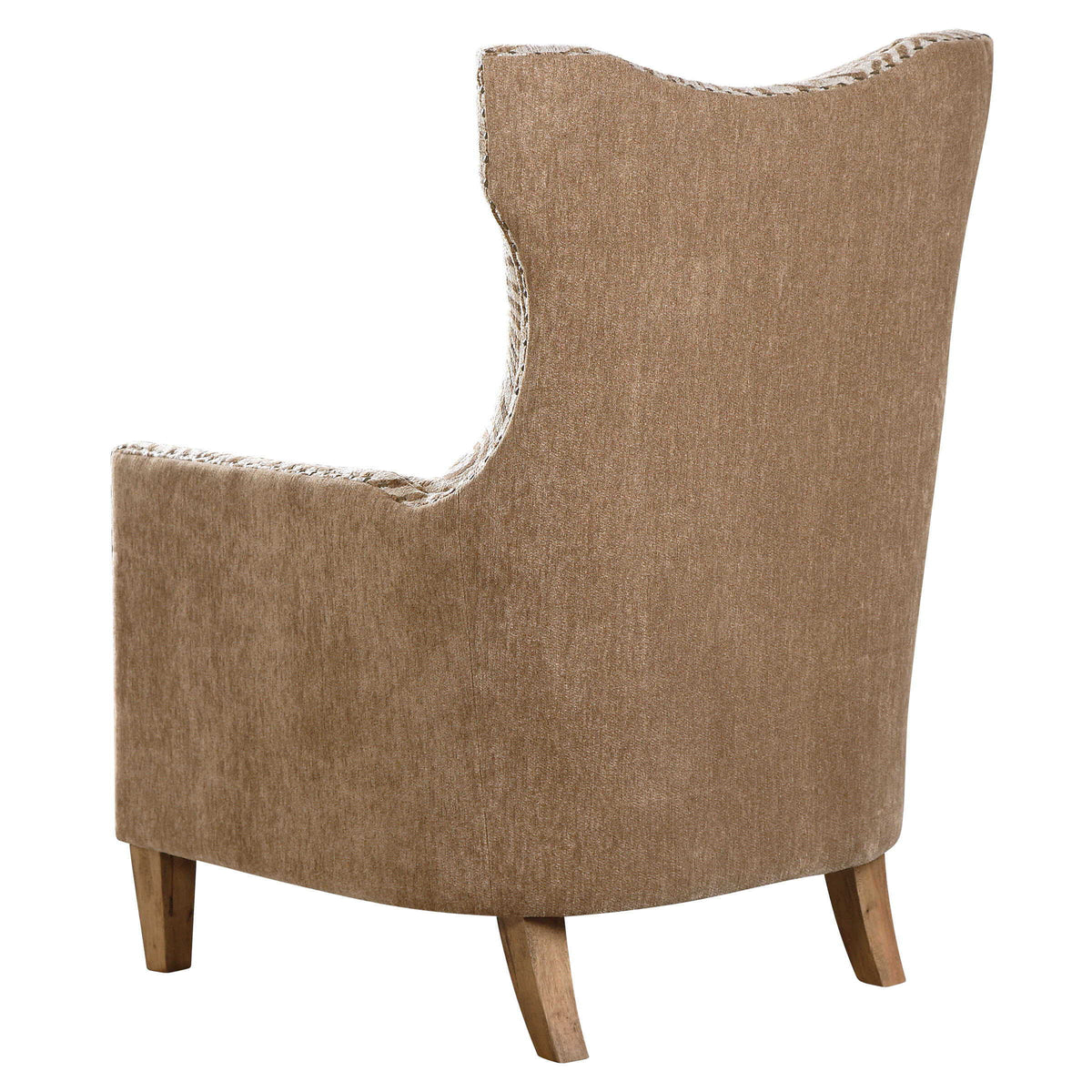 Kiango Animal Pattern Armchair - Light Brown / White by Uttermost - View 5