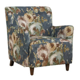 Lainey Floral Upholstered Armchair - Blue by Uttermost - View 5