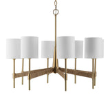 Lautoka Rattan 8 Light Chandelier - Light Brown by Uttermost - View 11
