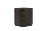 3 Drawer Oval Nightstand