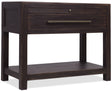 Driftwood One-Drawer Nightstand With Stone Burnt Timber - Black by Hooker Furniture - View 1