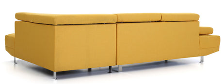 Riveredge G446-SC Sectional  ( Without Ottoman) , YELLOW - sold by Home Elegance USA