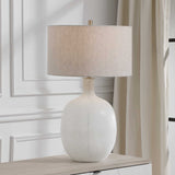 Whiteout Mottled Glass Table Lamp by Uttermost - View 2