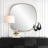 Webster Mirror - Gold by Uttermost - View 2