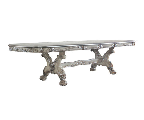 Acme - Dresden Dining Table 68170 Vintage Bone White Finish