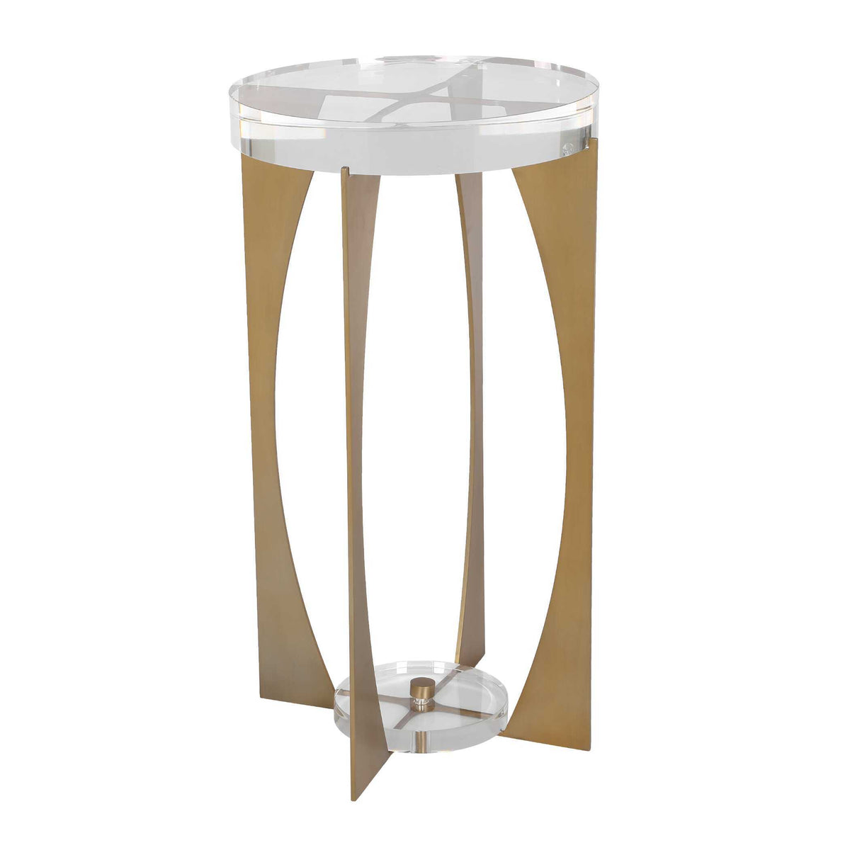 Kolkata Accent Table Brass - Gold by Uttermost - View 4