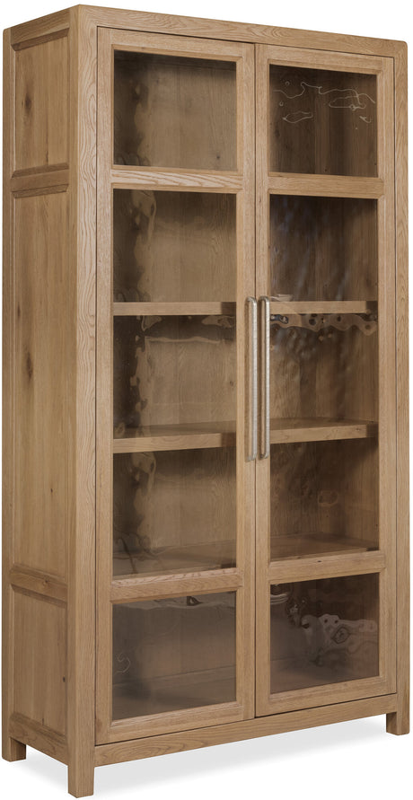 Driftwood Display Cabinet by Hooker Furniture in Buckboard, Worn Saddle & Burnt Timber Finishes