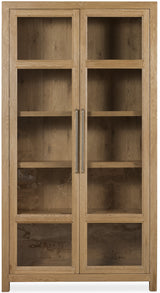 Driftwood Display Cabinet by Hooker Furniture in Buckboard, Worn Saddle & Burnt Timber Finishes