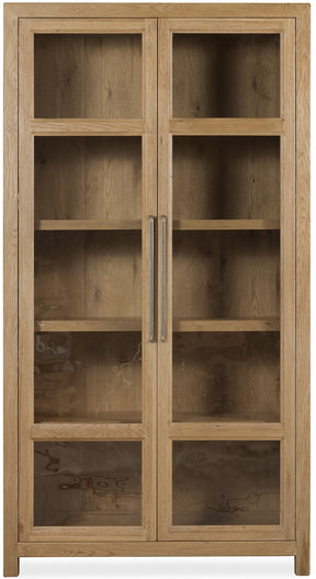 Driftwood Display Cabinet by Hooker Furniture in Buckboard, Worn Saddle & Burnt Timber Finishes