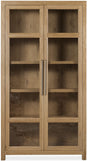 Driftwood Display Cabinet by Hooker Furniture in Buckboard, Worn Saddle & Burnt Timber Finishes