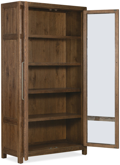 Driftwood Display Cabinet by Hooker Furniture in Buckboard, Worn Saddle & Burnt Timber Finishes