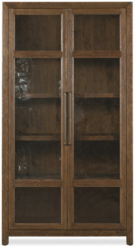 Driftwood Display Cabinet by Hooker Furniture in Buckboard, Worn Saddle & Burnt Timber Finishes