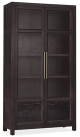 Driftwood Display Cabinet by Hooker Furniture in Buckboard, Worn Saddle & Burnt Timber Finishes