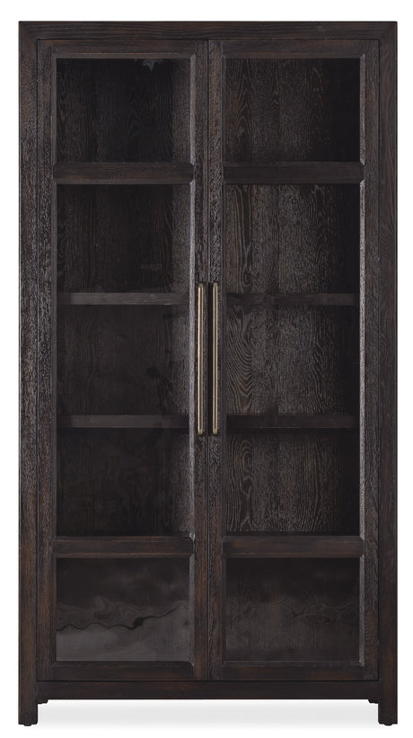 Driftwood Display Cabinet by Hooker Furniture in Buckboard, Worn Saddle & Burnt Timber Finishes
