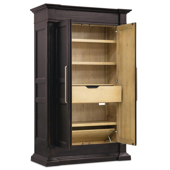 Driftwood Wardrobe – Buckboard, Worn Saddle, Burnt Timber | Hooker Furniture
