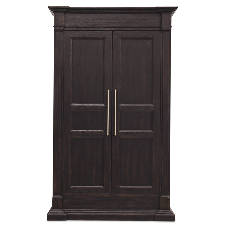 Driftwood Wardrobe – Buckboard, Worn Saddle, Burnt Timber | Hooker Furniture