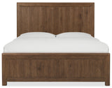Driftwood California King Panel Bed Worn Saddle - Dark Brown | Hooker Furniture