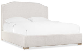 Driftwood Queen Upholstered Bed - Beige | Hooker Furniture