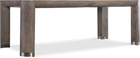Modern Mood Leg Dining Table with 24-Inch Leaf – Dark Wood or Light Wood | Hooker Furniture - sold by Home Elegance USA