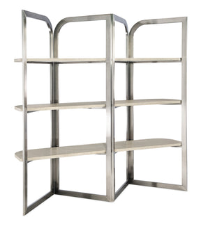 Modern Mood Etagere - Silver / Beige | Hooker Furniture