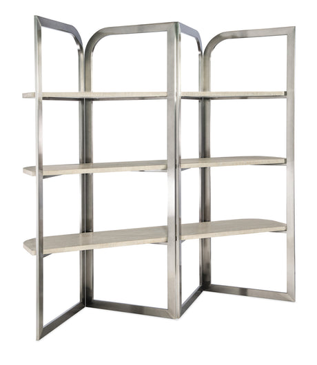 Modern Mood Etagere - Silver / Beige | Hooker Furniture