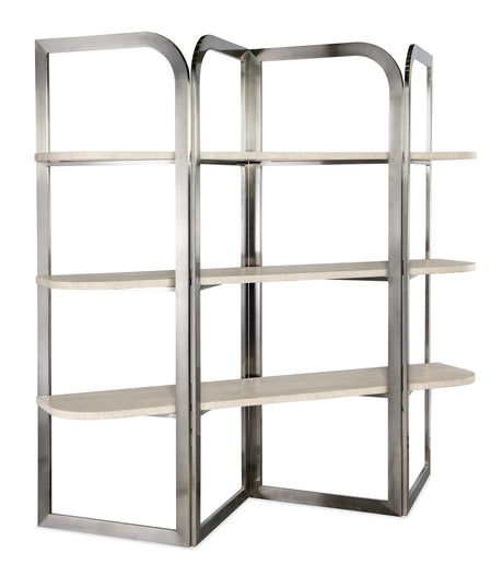 Modern Mood Etagere - Silver / Beige | Hooker Furniture