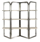 Modern Mood Etagere - Silver / Beige | Hooker Furniture
