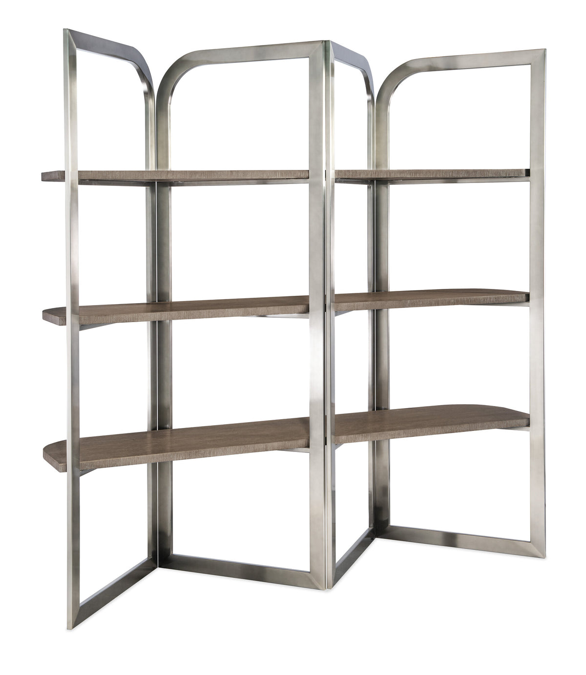Modern Mood Etagere - Silver / Dark Brown | Hooker Furniture