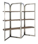 Modern Mood Etagere - Silver / Dark Brown | Hooker Furniture