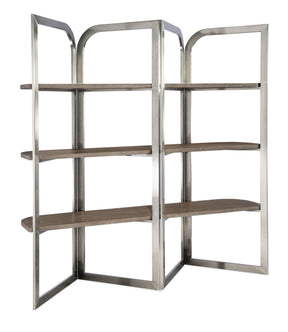Modern Mood Etagere - Silver / Dark Brown | Hooker Furniture