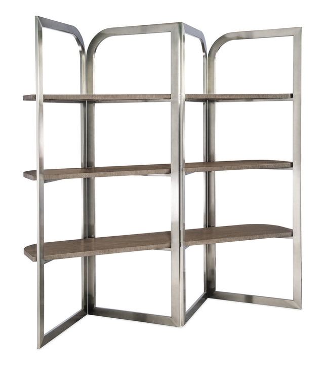 Modern Mood Etagere - Silver / Dark Brown | Hooker Furniture